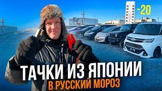 Заводим японские тачки в мороз  Авто 2009 - 2020 годов выпуска приехали с аукционов ️