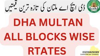 DHA Multan All Plots sale rate   || Low Rates Plots || One Kanal || Price Shock