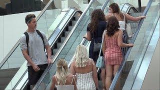 STARING AT STRANGERS ON AN ESCALATOR PRANK!