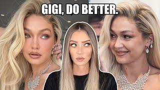 Gigi, step away from the facetune.