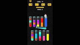 Color Water Sort 3D Gameplay |Hard Levels 71-72| Best Android Games