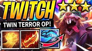 THE OP TWIN TERROR TWITCH RE-ROLL STRATEGY! I Teamfight Tactics I TFT Ranked Best Comps