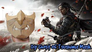 Make your own Ghost of Tsushima Mask from Cardboard (DIY TUTORIAL)
