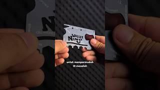 Barang unik : Wallet Ninja Berbahan Besi, link di komen #cumakamuyangbisa