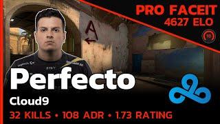 Perfecto Cloud9 SMURFING on FACEIT  w/n0rb3r7/sinnopsyy/rallen (MIRAGE) FACEIT LVL 10  / CSGO POV