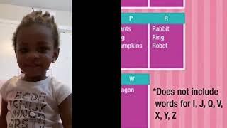 Carson Dellosa First Words Flashcards at 16 months old (Flashcards Part 1)