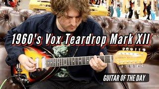 1960's Vox Teardrop Mark XII Sunburst | Guitar of the Day