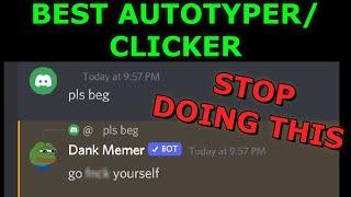 Best Free Discord Auto Typer/Clicker How To Download 2024