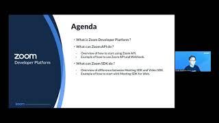 Embed video with Zoom Developer Platform - Online Workshop