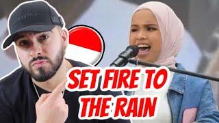  Putri Ariani - Set Fire To The Rain (Adele Cover) *British REACTION To Indonesian Music*