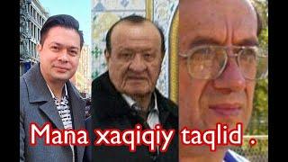 O’tkir Sidikov, Mr Otabek tv, Abzal Rafiqov va Erkin Komilov barchasi Alisher Ahmadjonov ijrosida.