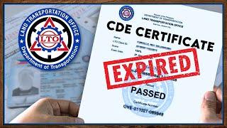 CDE Certificate Expiration at Iba pang Katanungan Tungkol sa 10-Year Validity ng Driver's License