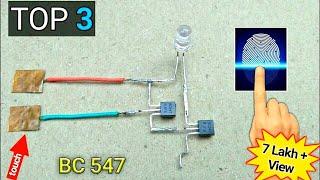 Top 3 Simple Electronics Projects [NEW] | BC-547 Transistor Projects | PendTech