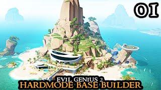 Evil Genius 2 HARDMODE - The PERFECT Beginning || Base Builder Strategy Maximilian Part 01