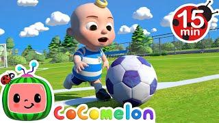 SOCCER FUN Song Loop! | Games & Sports For Children | Cocomelon Nursery Rhymes & Kids Songs