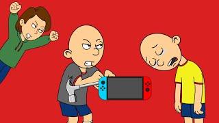 Classic Caillou Destroys Modern Caillou's Nintendo Switch/Grounded