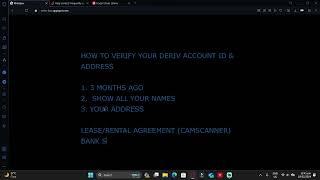 How to verify your Identity & Address on Deriv in Zambia