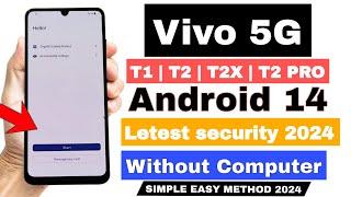 Vivo {T1 /T2 /T2x /T2 Pro} 5G - FRP Unlock ANDROID 13  100% Easy Method 2024 #vivot25g #frpbypass