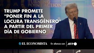 Trump promete "poner fin a la locura transgénero" a partir del primer día de gobierno