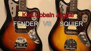 Squier VS Fender Kurt Cobain Jaguar