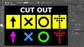 How to Cut Out Shapes in Adobe Illustrator