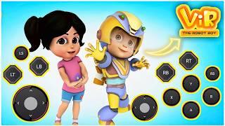 Vir The Robot Boy Cartoon Kids Game For Android 2024 | Vir the robot boy Adventure - Games