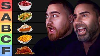 LosPollosTV And Dad Rank The Best Thanksgiving Foods! (Tier List)