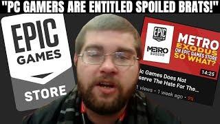 “PC Gamers are Entitled Spoiled Brats” | According to Epic Games Store Defender HippoZoned