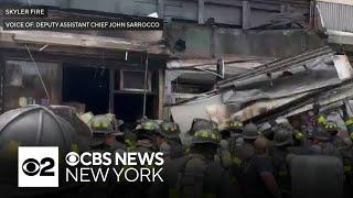 Facade collapse injures 3 in Washington Heights