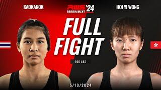 Full Fight l Kaokanok Wor. Chakrawut vs Hoi Yi Wong I RWS