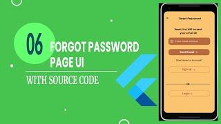 Forgot Password Page - Flutter UI - Speed Code