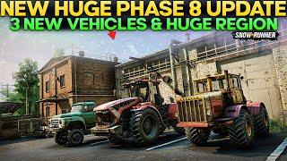 New Huge Phase 8 Update 3 New Vehicles In Snowrunner 4 Maps Everything You Need to Know