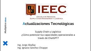 Webinar: Actualizaciones Tecnológicas -IEEC 2023