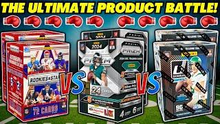 *PRIZM vs DONRUSS vs ROOKIES & STARS FOOTBALL BLASTER BOX BATTLE! TONS OF SICK PULLS!