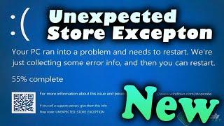 How to fix Unexpected Store Exception Error in Windows 10