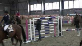 Jumping 1.85m/6'1ft! Therese Moser & Conway D