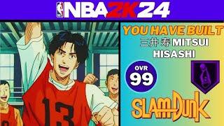 KLAY THOMPSON BUILD??? | NBA 2K24 MITSUI BUILD | SLAM DUNK ANIME IN NBA 2K24