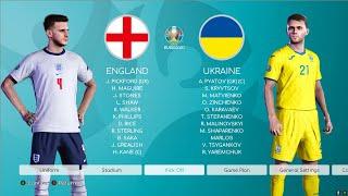 eFootball PES 2021 | England VS Ukraine | UEFA EURO 2020