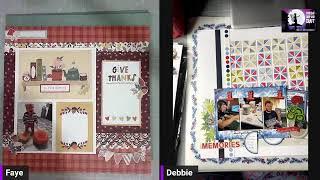 TWILIGHT CRAFTS || Live Craft and Chat making a scrapbook layout