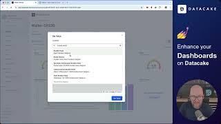 Enhance your IoT Dashboards on Datacake - A quick guide on Widget Options and how to use them.