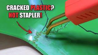 How to Fix Cracks in Plastic Using a Hot Stapler