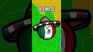 México le cuenta un CHISTE a Estados Unidos  - (Humor ) #countryballs #mexico #usa