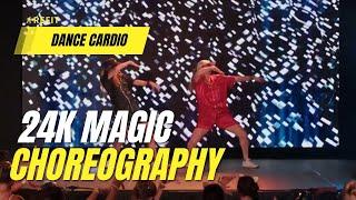 Dance Fitness Choreography | "24K Magic" by Bruno Mars | At-home cardio workout | Fitness concert