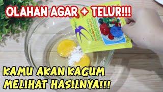 OLAHAN AGAR DAN TELUR!!! SUPER LEMBUT DAN CANTIK KAMU AKAN KAGUM MELIHAT HASILNYA