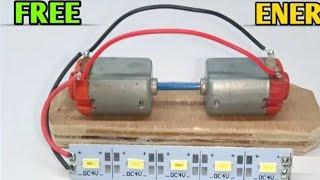 How to generate free energy generator with two dc motor | new technology | science project