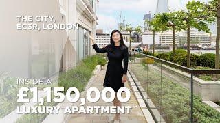 Inside a £1,150,00 luxury Apartment in Sugar Quay, the City of London