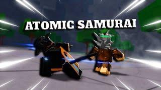 NEW ATOMIC SAMURAI MOVESET IS CRAZY in the strongest battlegrounds