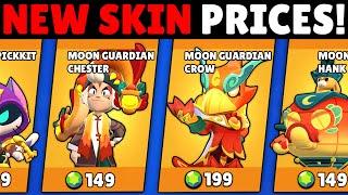 All New Skins Expected Prices in This Update!