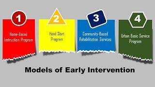 Models of Early Intervention ( in Special Education)