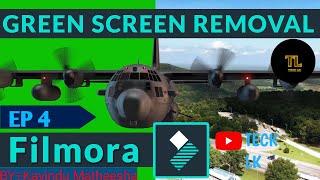 How to Remove Green Screen in Filmora 9 | filmora video editing | sinhala | 2023